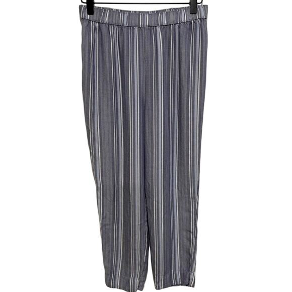 Hollister Co. Pants - Hollister Blue Chambray Striped Tapered Pants Size Small